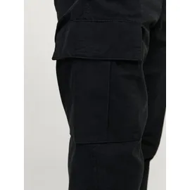 JACK & JONES JPSTKANE BARKLEY CARGO PANT NOOS Relaxed Fit Cargohose Schwarz 36 34