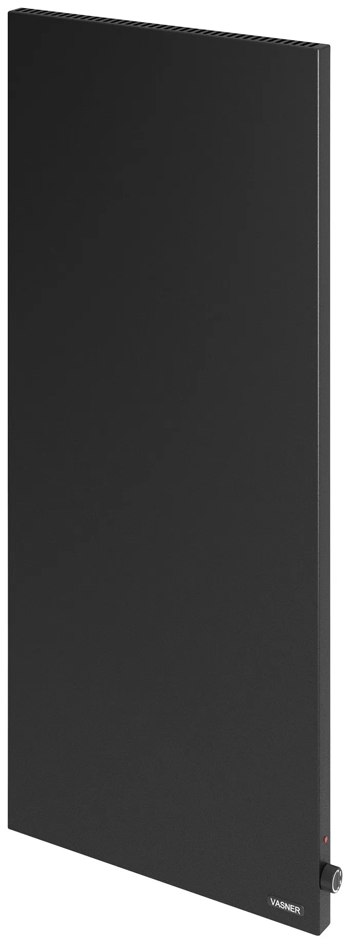 VASNER Infrarotheizung "Konvi VE schwarz" Heizkörper Gr. B/H/T: 60 cm x 140 cm x 4 cm, 1200 W, unten-rechts, schwarz Heizkörper