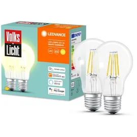 LEDVANCE LED Lampe Bluetooth warmweiss Glühbirne Smarte Volks-Licht