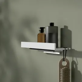 Keuco Duschablage REVA weiß, mit integriertem Glasabzieher