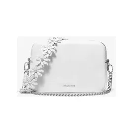 Michael Kors Bryant Medium Umhängetasche Leder White