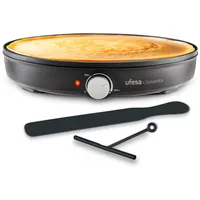 Ufesa Crêpes-Maker Dolcevita 1000W, Antihaftplatte 30 cm, Einstellbare Temperaturregelung,