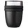Mepal Lunchpot Ellipse schwarz 10,7 x 15,1 x 10,7 cm 0,5 l + 0,2 l