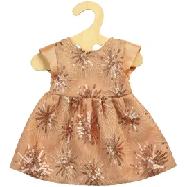 Heless 1230 Puppen-Glitzerkleid Rosé Gold (28-35 cm)