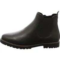 TAMARIS Damen Stiefelette Leder Reißverschluss Chelsea Boot 1-25348-43, Größe:40 EU, Farbe:Schwarz - Schwarz 40