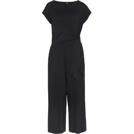 LASCANA Culotte-Overall mit Knotendetail in der Taille, femininer Jumpsuit, festlich schwarz 42