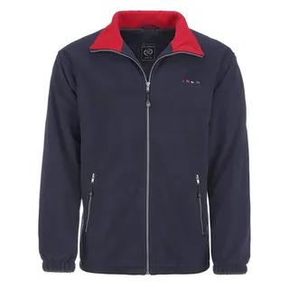 Dry Fashion Sommerjacke Herren Jacke Borkum Maritim mit Windstopp und verstellbaren Bundzug blau S