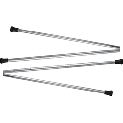 Big Agnes Accessory Backpacking Tarp Poles silver