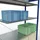 Schulte Lagertechnik Schulte Anbauregal Steckregal MULTIplus150 2000 x 1300 x 600 mm 5 Fachböden Kreuzstrebe RAL 5010 enzianblau/verzinkt