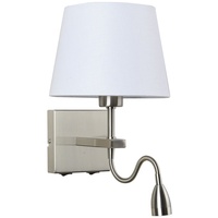 Italux WL-1122-2-BL-SN-RO-WH LED Norte | 60 + 3W E27/LED