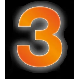 CONACORD Hausnummernleuchte 3 Orange