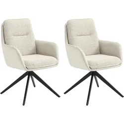 Esszimmerstuhl HOME AFFAIRE "Barcelona", beige (natur, schwarz), H:92cm T:59cm, Stühle, verschiedene Gestelle in Holz oder Metall