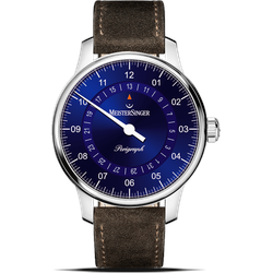 Meistersinger Klassik Plus Perigraph BM1108 - blau,braun - 38mm