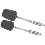 Coolinato Kochlöffel Silikon 25 cm & 29 cm 2er Set