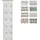 Wirth Schiebegardine WIRTH "Bray" Gr. 4, grau (hellgrau), B:60cm H:245cm, Jacquard, Baumwolle, Polyester, Gardinen