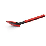 WOLL Cook-It Pfannenwender 6 cm breit 32 cm lang rot/schwarz