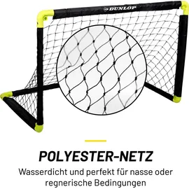 Dunlop Fußballtor Gelb/Schwarz 90 x 59 x 61 cm