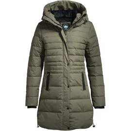 POLARINO Wintermantel Warm wattiert. Obermaterial wasserabweisend und winddicht., Gr. 34, khaki, , 34038261-34