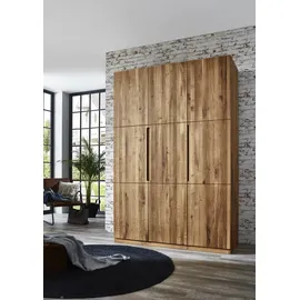 Home Affaire »Azelie, aus Wildeiche« Massivholz-Kleiderschrank, im 50 cm Raster planbar braun