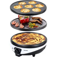 Syntrox 3 in 1 Crepes Maker Pfannkuchen Eierkuchen Elektrogrill Luzern