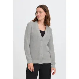 Oxmo Strickjacke OXKimmie Grau XL