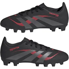 adidas Predator Club FG/MG J CBLACK/GREFOU/LUCRED, 37 1⁄3 - 37 1⁄3