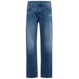 G-Star Straight Jeans mit Eingrifftaschen Modell Dakota Regular / Mittelblau - Herren - 33/32