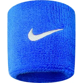 Nike Swoosh Wristbands Schweißbänder Sport Tennis Fitness Running Handgelenkbänder, Royal Blue/White, One Size