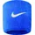 Nike Swoosh Wristbands Schweißbänder Sport Tennis Fitness Running Handgelenkbänder, Royal Blue/White, One Size