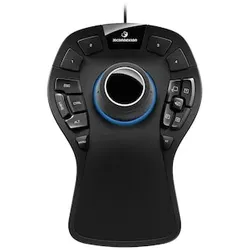 3Dconnexion SpaceMouse® Pro Schwarz - USB 3D Navigations Maus für Windows & macOS