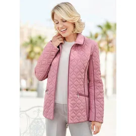 GOLDNER Kurzgröße: Winterjacke mit Stehkragen", in altrosé rosenholz), | Gr.: 21,