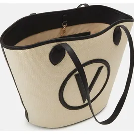 Valentino Covent Shopper Baumwolle Naturale/Nero