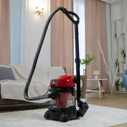 Briebe Vira Waschsauger Staubsauger Polsterreiniger für Auto, Haustierflecken-Reiniger, Schwarz/Rot, 2400W