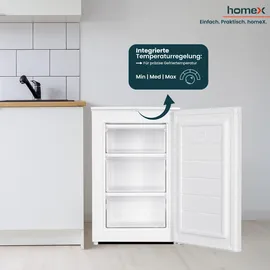 Homex Gefrierschrank FS871E-W Weiß