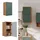 Vicco Irma Hängeschrank 30 x 59 cm Grün/Goldkraft Eiche