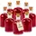Relaxdays Glasflasche 150 ml 8 St.