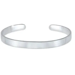 KUZZOI - Herren Basic Bangle Matt 925 Silber Herrenschmuck (99.99 € / )