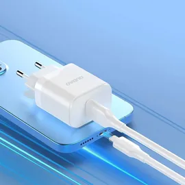 DUDAO A20EU USB-A 18W wall charger – - USB-C - Weiß