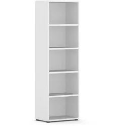 Bücherregal INTEGRO niedrig, weiß