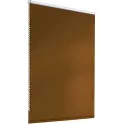 ECD Germany Verdunkelungsrollo Verdunkelsrollo Klemmfix ohne Bohren 45x150cm Braun
