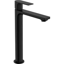 Hansgrohe Rebris E hohe Waschtischarmatur Matt Schwarz 72581670