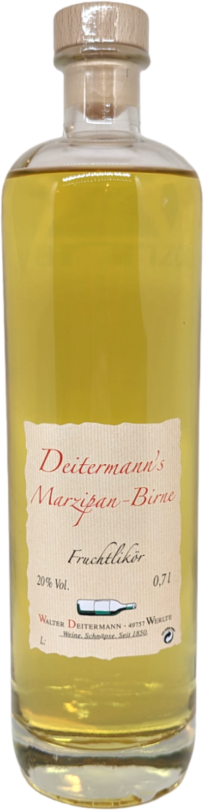 Deitermanns Marzipan-Birne, Fruchtlikör 20%