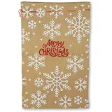 Riffelmacher Jute-Sack Merry Christmas, mit