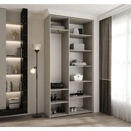 abiks möbel Drehtürenschrank COMO 120 x 245,5 x 40 cm Gold