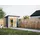 TIMBELA Gartenhaus 1,61 x 2,94 m Tundra Grey