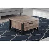 trendteam Emile Holz braun/schwarz 80 x 45 x 80 cm