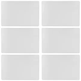 Home4You Tischsets 6er Set, 45 x 30 cm - Halbtransparent - Polypropylen - 6er Set