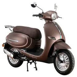 ALPHA MOTORS Motorroller »Cappucino «, 50 cm3, 45km/h, Euro 5 - braun