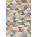 benuta Pop Kurzflor Teppich Mara Multicolor 120x170 cm - Moderner Bunter Teppich für Wohnzimmer