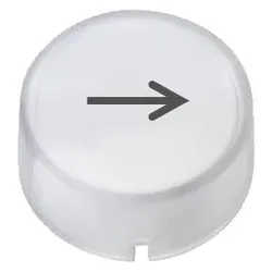 Siemens 3SB29015NA Einlegekappe für Leucht-/Drucktaster hoch klar m. Symbol: Bewegung Pfeilrichtung  - 10 Stück